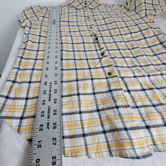 Vintage Charter Club by Jane Justin Plaid Button-Down Long Sleeve Shirt Size 12 - Picture 8 of 8